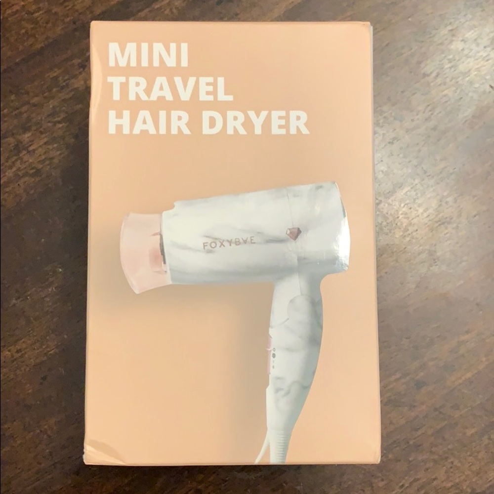 NWT FoxyBae mini travel hair dryer